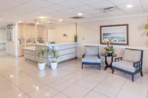 The front lobby of Country Hills